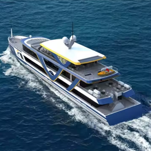 Luxury Steel Hull Tourist Sightseeing Passenger Ship