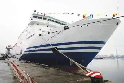 High-Capacity RO-RO Passenger Ship for Vehicle Transport